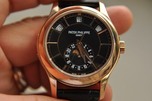 dong ho patek philippe complications annual calendar opaline white dial 5205r 010 40 mm rose gold 18k 3