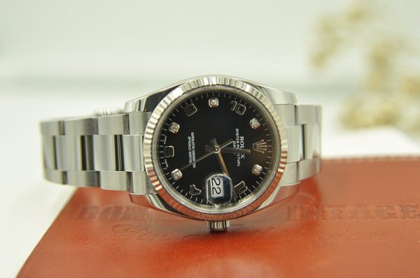 dong ho rolex oyster perpetual date steel 1