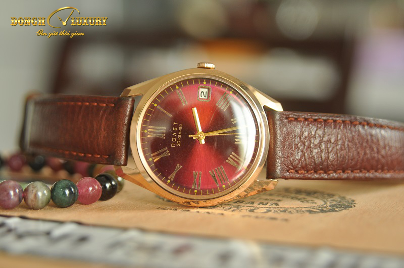 Đồng hồ Poljot cổ mạ vàng hồng chính hãng tại Luxury Watch