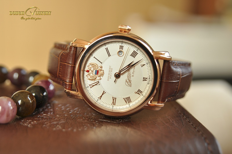 Đồng hồ Nga cổ 1930 chữ ký tổng thống Putin vàng hồng - Luxury Watch