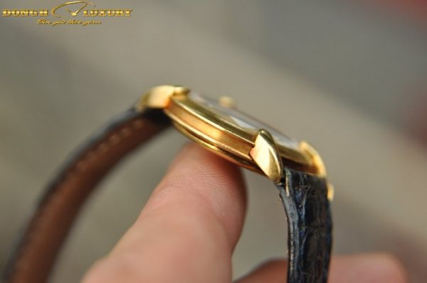 authentic ladies chaumet 18k yellow gold diamond MOP quartz date 26mm watch 4