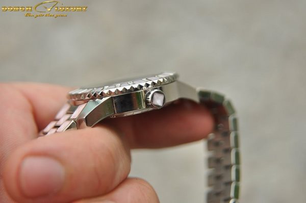 christian dior christal date cd113110 pink sapphire diamond mop 33mm watch 5