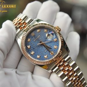 Đồng hồ Rolex Datejust 116231 mặt vi tính xanh cọc số kim cương