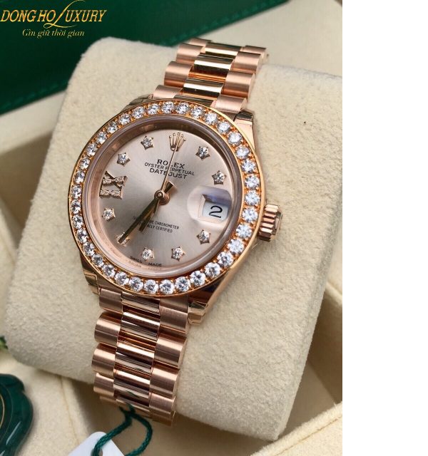 dong ho rolex date just rose gold 279165 28mm 2019 new 100 fullbox 4