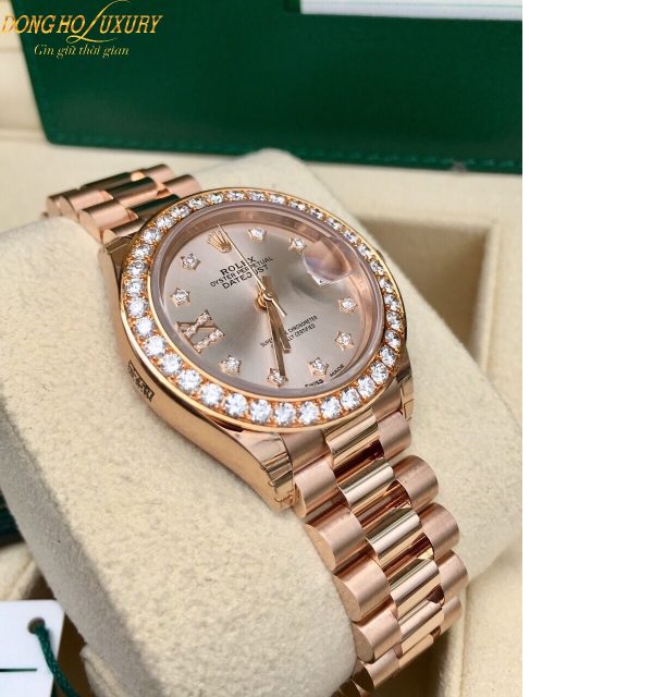 dong ho rolex date just rose gold 279165 28mm 2019 new 100 fullbox 5