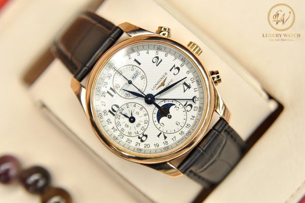 dong ho longines master l2 673 8 78 3 cu moonphase size 40mm 1
