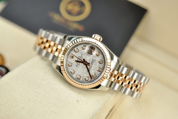 dong ho rolex datejust oyster perpetual 179171 mat thien thach size 26mm 9