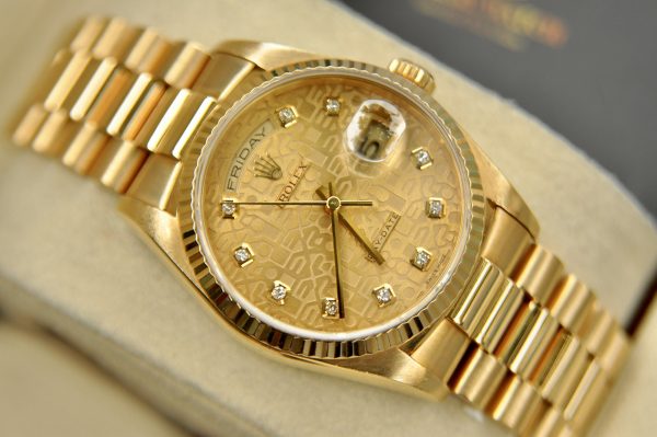 dong ho rolex day date 18238 mat vi tinh vang 18k size 36mm 3