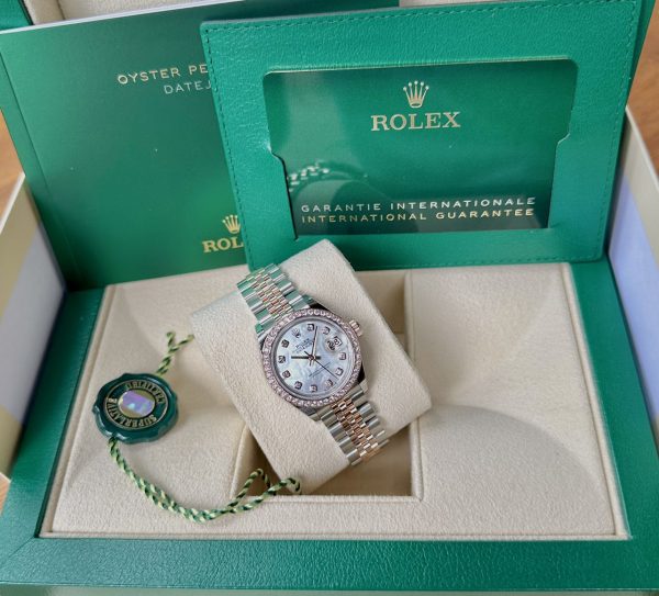 Rolex Lady Datejust 28mm Stainless Steel and Everose Gold MOP 279381RBR 0013 2